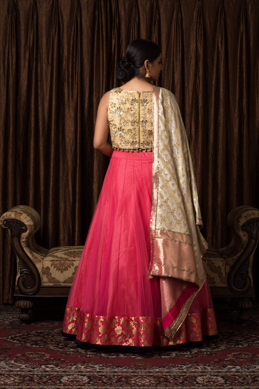 Jaipur Pink Lehenga Set